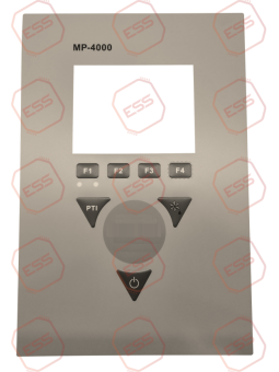 MP4000 Keypad Overlay